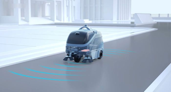 Outdoor Cleaning Robot 