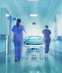 What does the hospital use to clean?